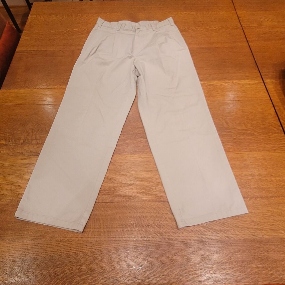 Brooks Brothers Style 1505 Chino Trousers 100% Cotton Made In USA Vintage 33x32